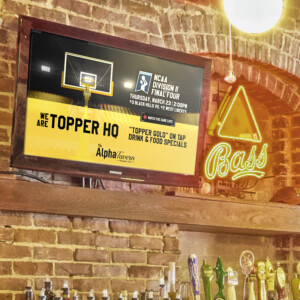 Digital display screen used between televised events and on promotional rotation screens. Digital display screen used between televised events and on promotional rotation screens.