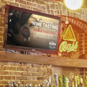 Digital display screen used between televised events and on promotional rotation screens. Digital display screen used between televised events and on promotional rotation screens.