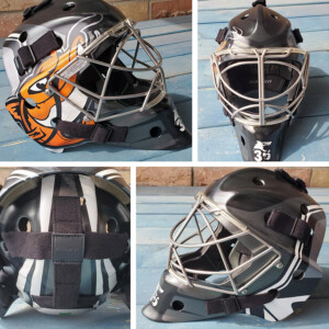 Mudcats logo on Bauer NME 9. Mudcats