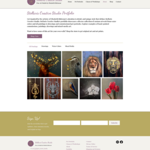 Updated the portfolio section to be a separate page. This functions both as adding page depth and interactivity. Stellaris Creative Studio - Portfolio. Updated the portfolio section to be a separate page. This functions both as adding page depth and interactivity.