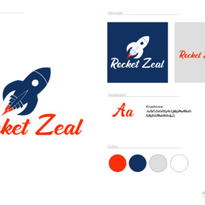 Sometimes a client throws you for a loop. In this case, Rocket Zeal – a home inspection company – requested a logo that had nothing to do with homes, inspections, or real estate. The prevailing thought was they were hoping for either connection or confusion with Rocket Mortgage. They wanted something fun with bold and bright colors. We went through several color variations before landing on navy and orange. Sometimes a client throws you for a loop. In this case, Rocket Zeal – a home inspection company – requested a logo that had nothing to do with homes, inspections, or real estate. The prevailing thought was they were hoping for either connection or confusion with Rocket Mortgage. They wanted something fun with bold and bright colors. We went through several color variations before landing on navy and orange.