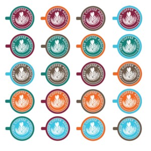 Alternate color schemes for use on stickers or other promotional segments as needed. Alternate color schemes for use on stickers or other promotional segments as needed.