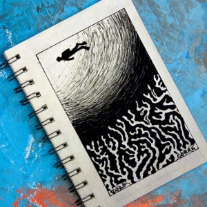 I always wanted to be a diver and loved watching Shark Week. There's usually at least some shot from the sea floor back up toward the surface, so I recreated something like that. Inktober 2020 - Day 20: Coral. I always wanted to be a diver and loved watching Shark Week. There's usually at least some shot from the sea floor back up toward the surface, so I recreated something like that.