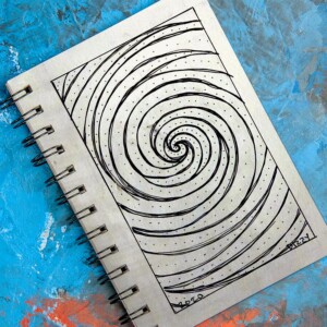 An abstract representation of the prompt dizzy. Inktober 2020 - Day 19: Dizzy. An abstract representation of the prompt dizzy.