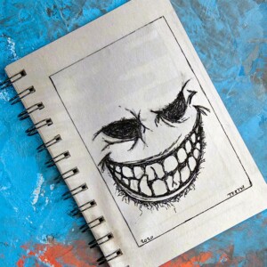 It's October, so I had to go for something creepy at some point. Inktober 2020 - Day 8: Teeth. It's October, so I had to go for something creepy at some point.