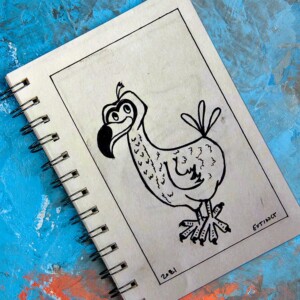 Behold the dodo! Inktober 2021 -Day 24: Extinct. Behold the dodo!