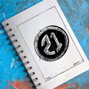 A half-effort attempt to draw an embroidered patch featuring the number 21, since it is 2021's prompts. Inktober 2021 -Day 29: Patch. A half-effort attempt to draw an embroidered patch featuring the number 21, since it is 2021's prompts.