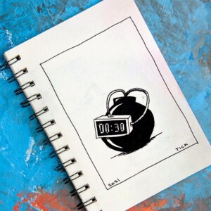Tick... Tick... Tick... *BOOM* Inktober 2021 -Day 14: Tick. Tick... Tick... Tick... *BOOM*
